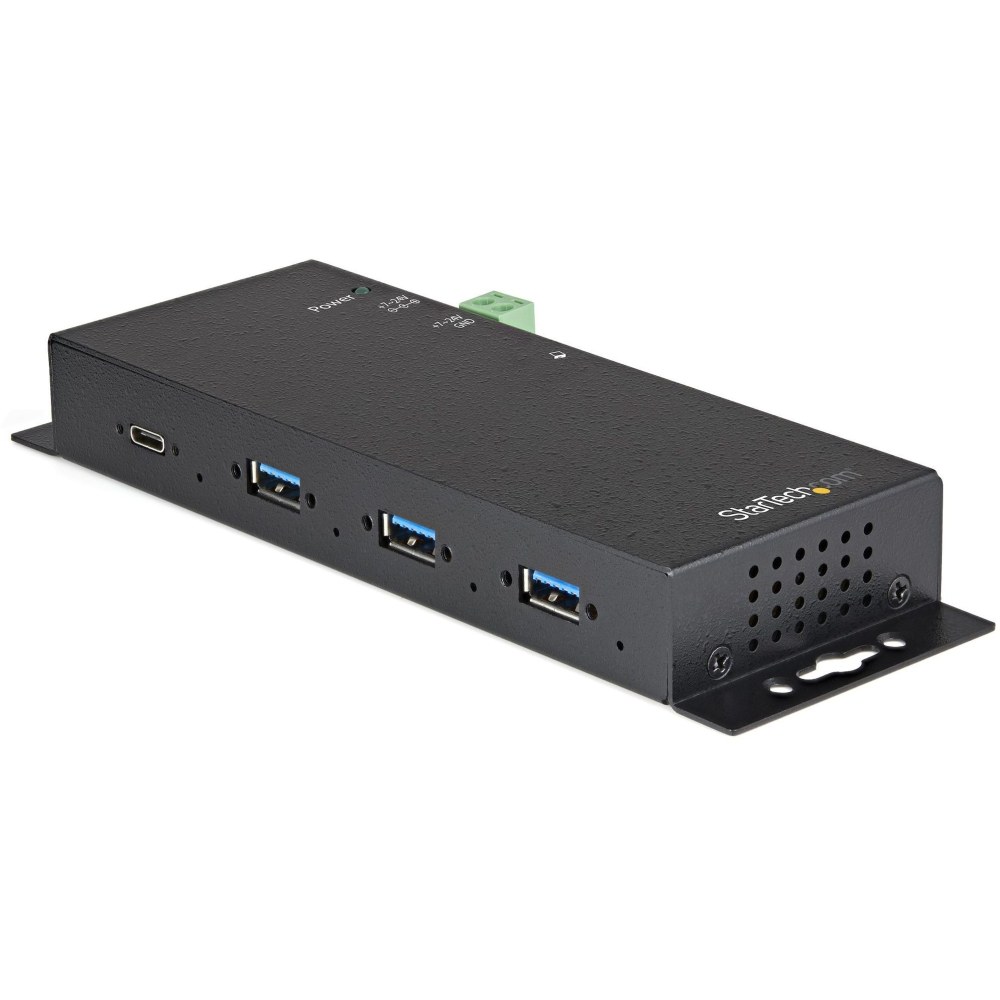 Line StarTech.com 4 Port USB C Hub 10Gbps - Metal Industrial USB 3.2/3.1 Gen 2 Type-C Hub - 3A/1C - USB-C or USB-A Host - Mountable - ESD/Surge MPN:HB31C3A1CME