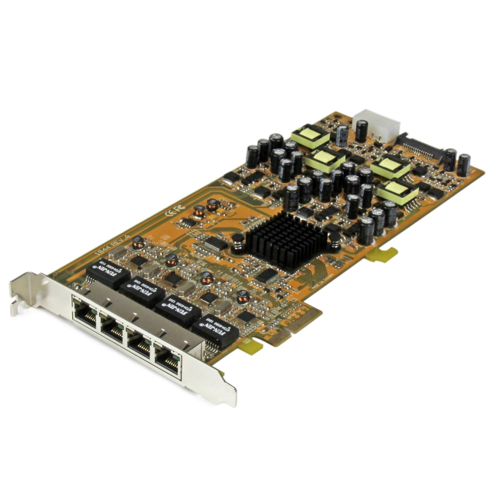 StarTech.com 4 Port Gigabit Power over Ethernet PCIe Network Card MPN:ST4000PEXPSE