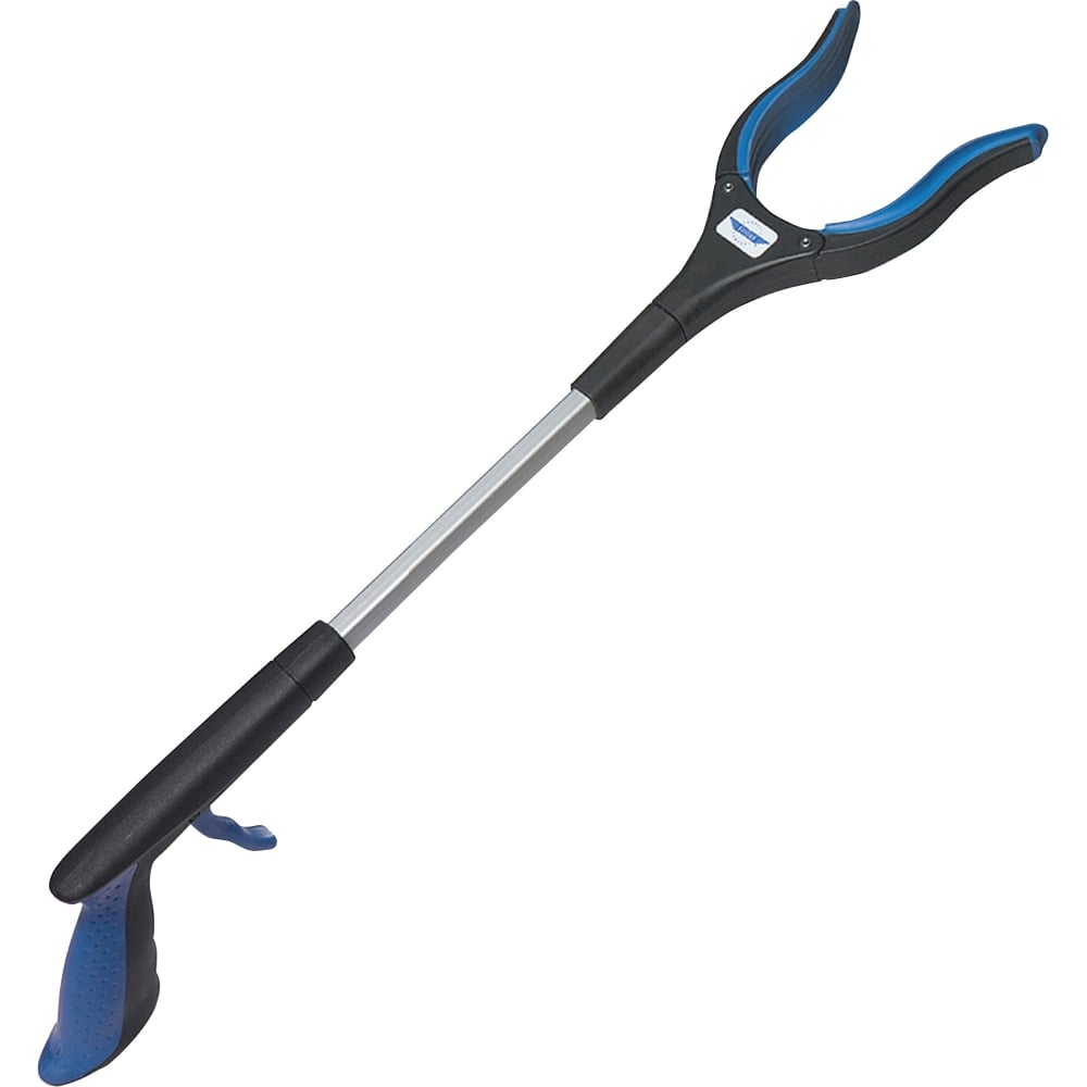 Ettore Grip N Grab Multipurpose Pickup Tool - 16in Reach - Articulating Head, Rust Proof, Comfortable Handle, Lightweight - Rubber, Aluminum, Plastic - Blue - 1 Each (Min Order Qty 4) MPN:ETO49016