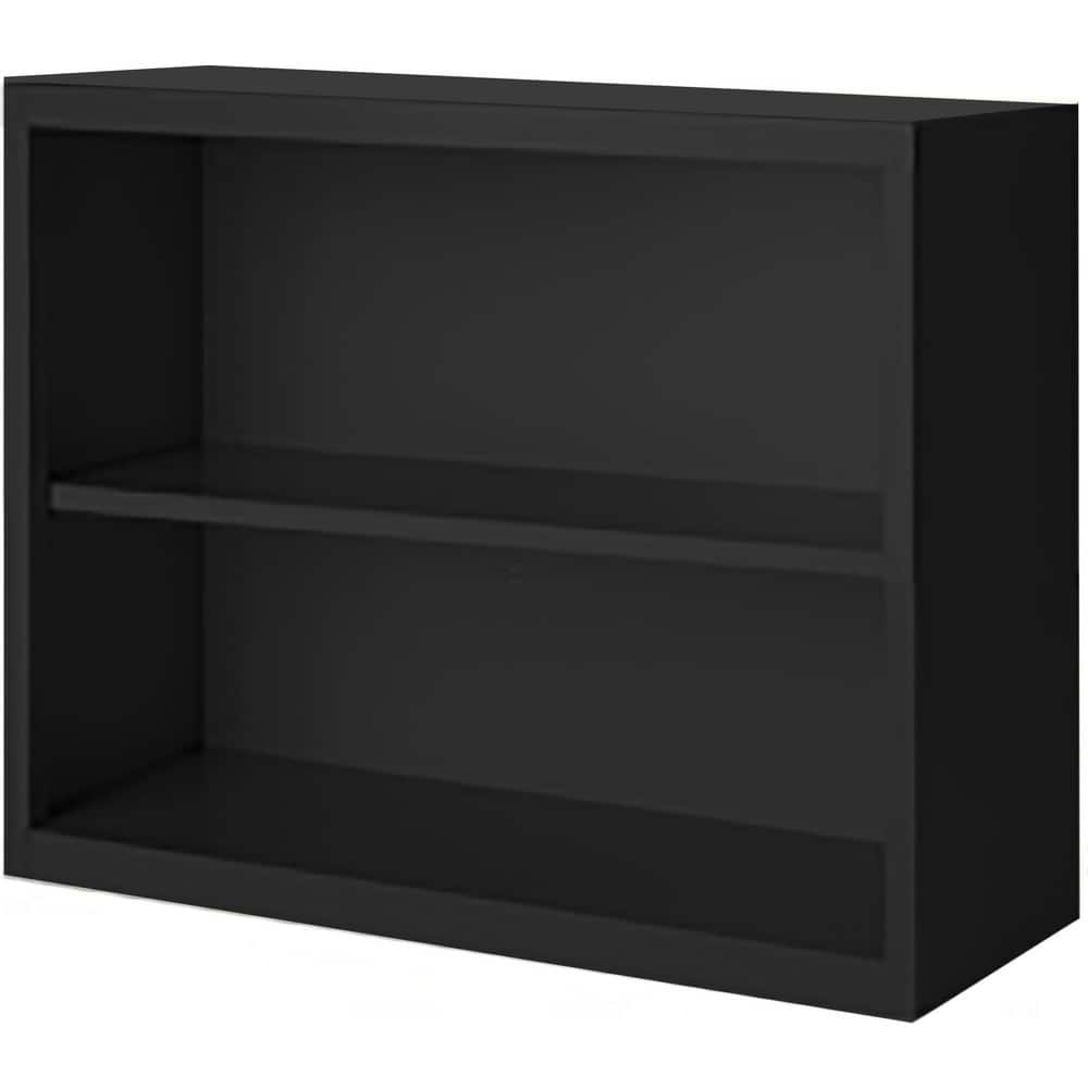 Bookcases, Overall Height: 30 , Overall Width: 36 , Overall Depth: 13 , Material: Steel , Color: Black  MPN:BCA-363013-B