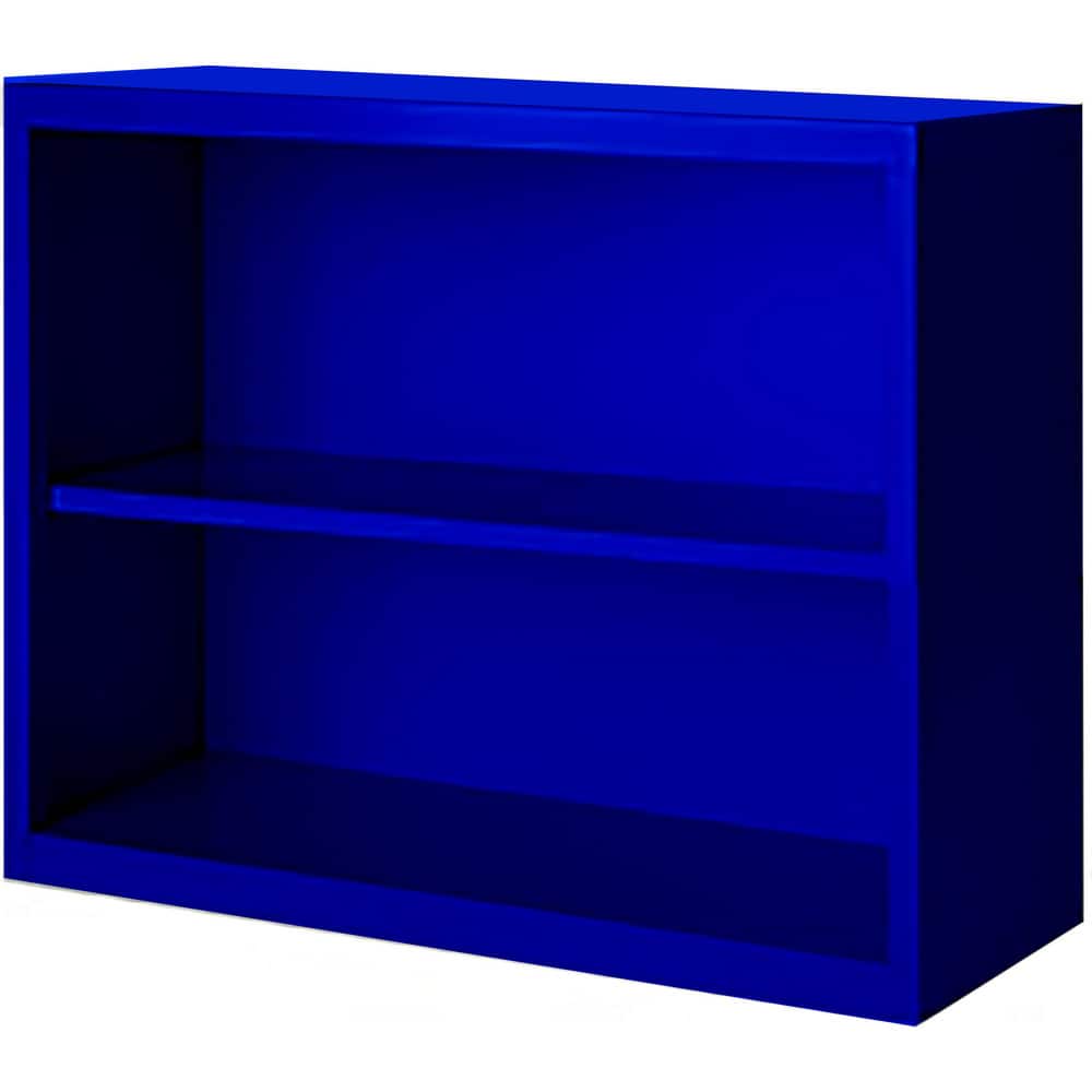 Bookcases, Overall Height: 30 , Overall Width: 36 , Overall Depth: 13 , Material: Steel , Color: Signal Blue  MPN:BCA-363013-BL