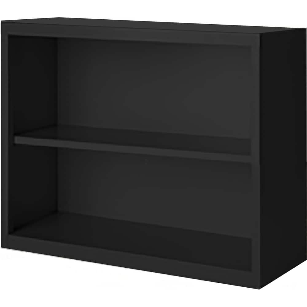 Bookcases, Overall Height: 30 , Overall Width: 36 , Overall Depth: 18 , Material: Steel , Color: Black  MPN:BCA-363018-B