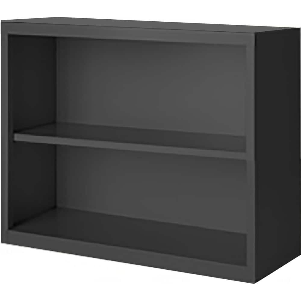 Bookcases, Overall Height: 30 , Overall Width: 36 , Overall Depth: 18 , Material: Steel , Color: Charcoal  MPN:BCA-363018-C