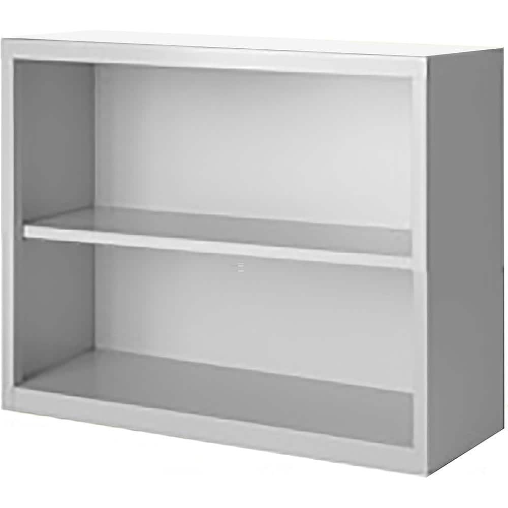 Bookcases, Overall Height: 30 , Overall Width: 36 , Overall Depth: 18 , Material: Steel , Color: Espresso  MPN:BCA-363018-E