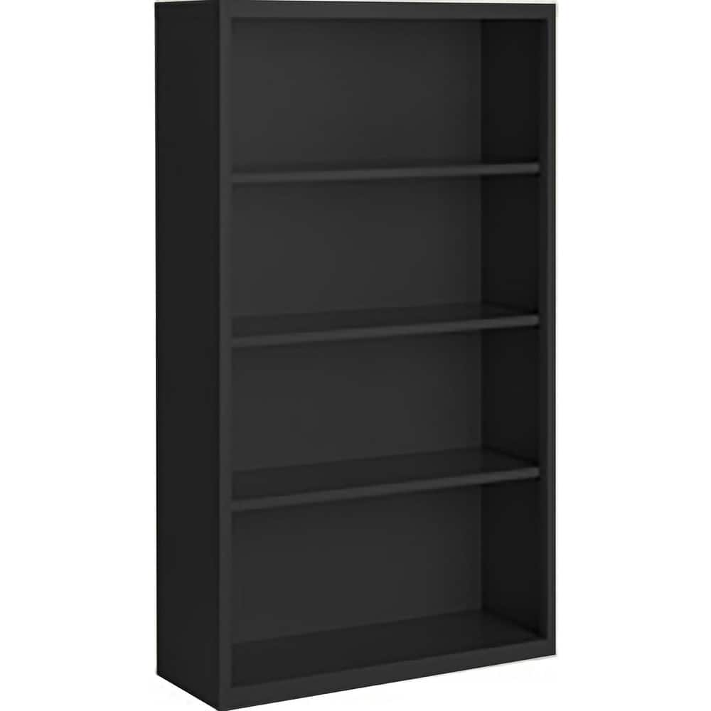 Bookcases, Overall Height: 52 , Overall Width: 36 , Overall Depth: 13 , Material: Steel , Color: Black  MPN:BCA-365213-B