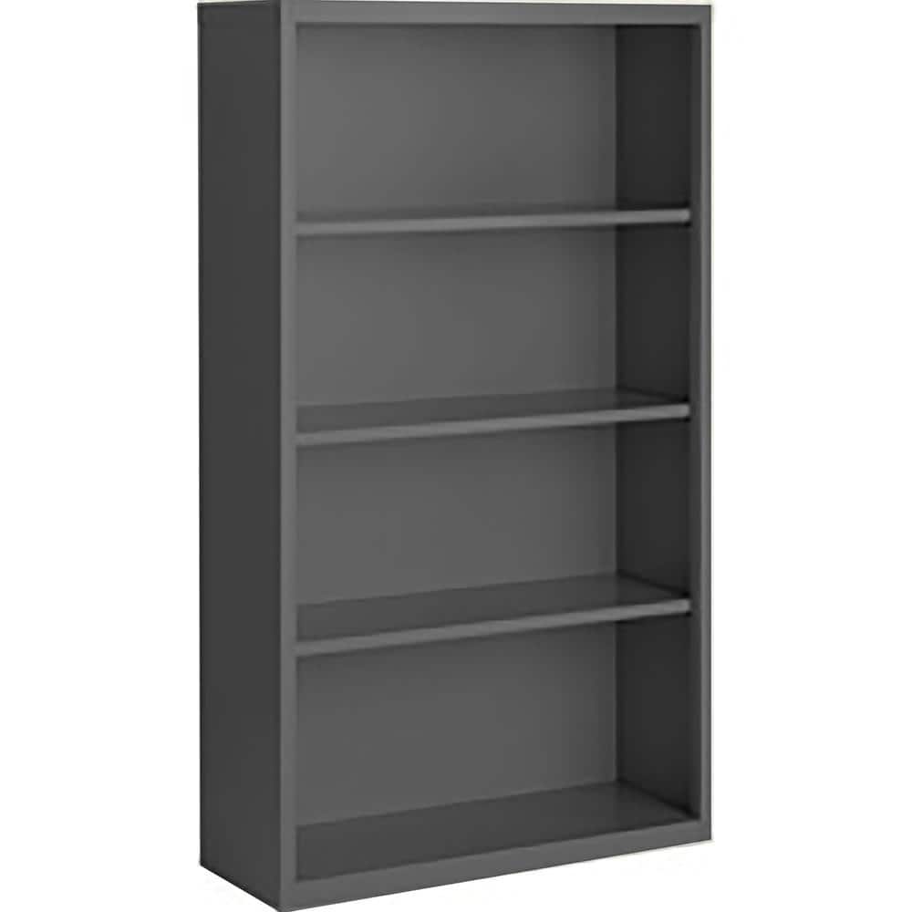Bookcases, Overall Height: 52 , Overall Width: 36 , Overall Depth: 13 , Material: Steel , Color: Charcoal  MPN:BCA-365213-C