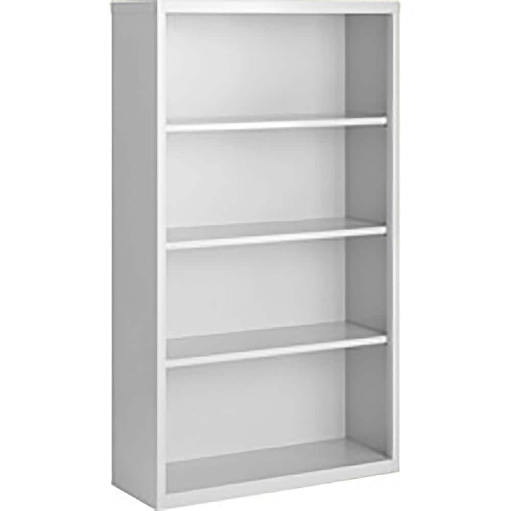 Bookcases, Overall Height: 52 , Overall Width: 36 , Overall Depth: 13 , Material: Steel , Color: Dove Gray  MPN:BCA-365213-G
