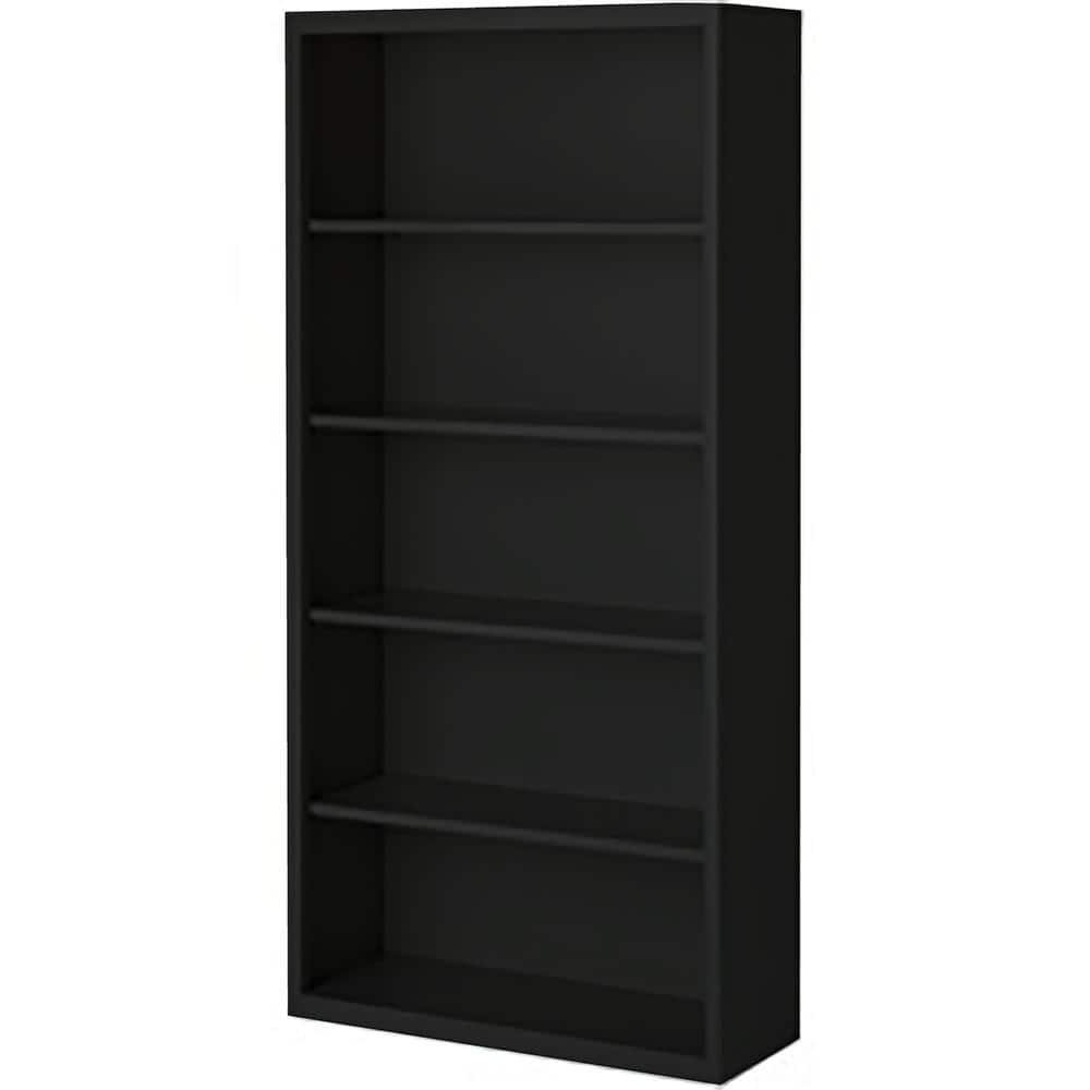 Bookcases, Overall Height: 72 , Overall Width: 36 , Overall Depth: 13 , Material: Steel , Color: Black  MPN:BCA-367213-B