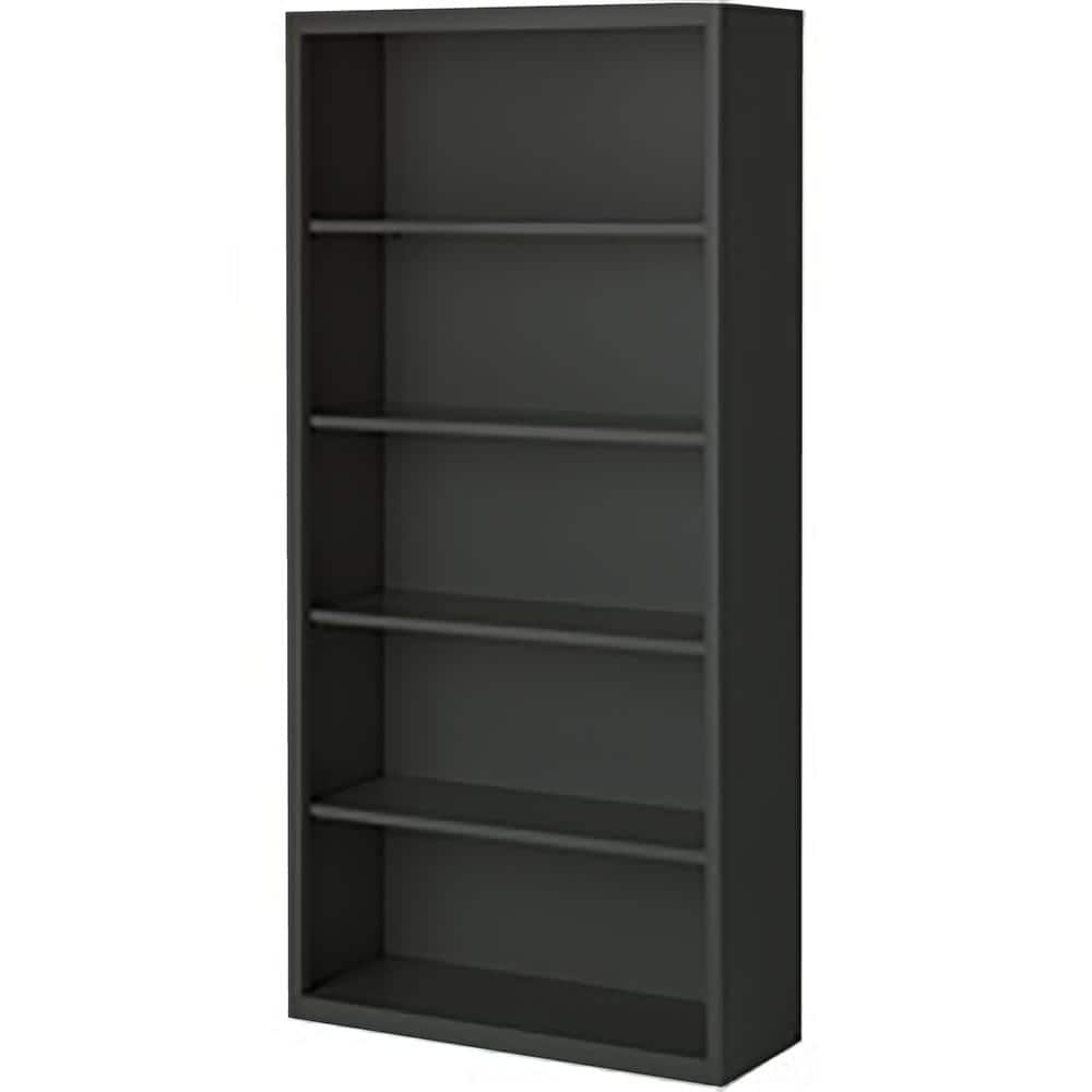 Bookcases, Overall Height: 72 , Overall Width: 36 , Overall Depth: 13 , Material: Steel , Color: Charcoal  MPN:BCA-367213-C