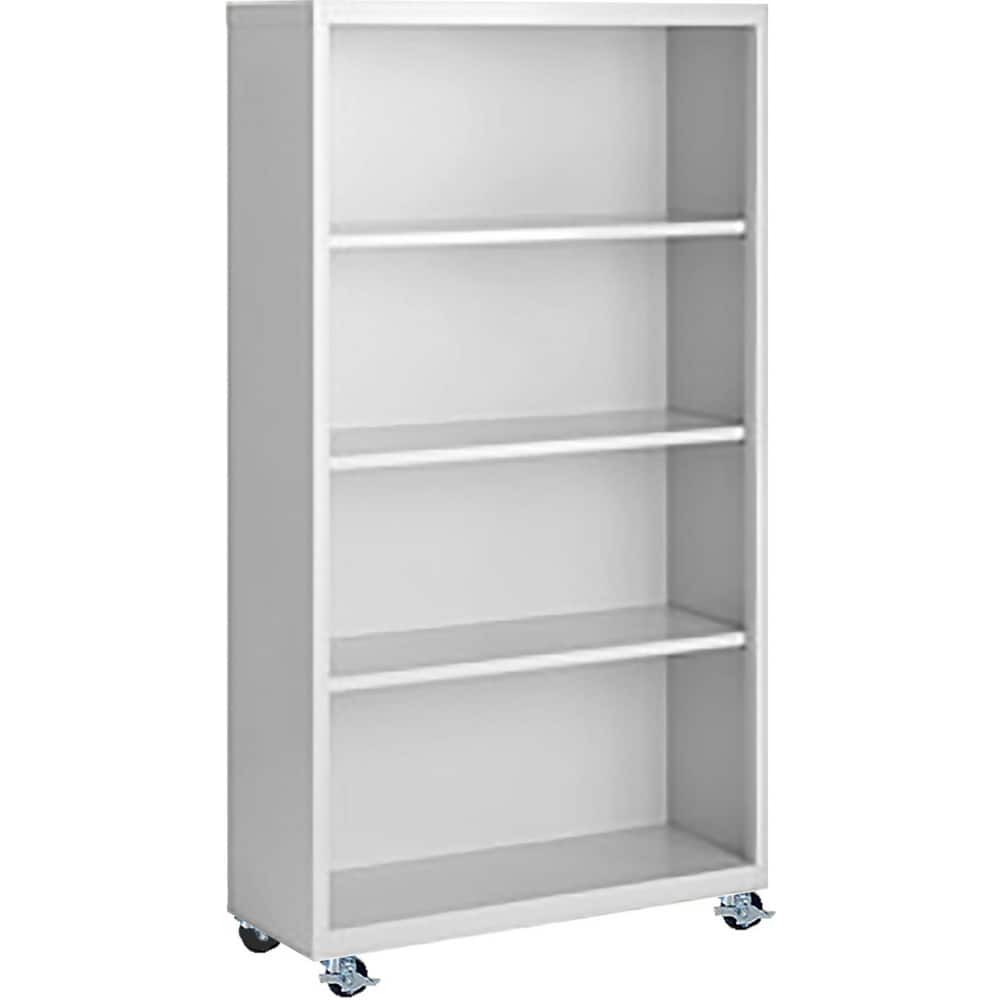 Bookcases, Overall Height: 55 , Overall Width: 36 , Overall Depth: 13 , Material: Steel , Color: Denim Blue  MPN:MBCA-365518-DB