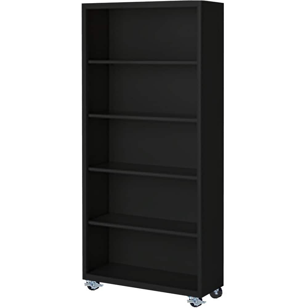 Bookcases, Overall Height: 75 , Overall Width: 36 , Overall Depth: 18 , Material: Steel , Color: Black  MPN:MBCA-367518-B
