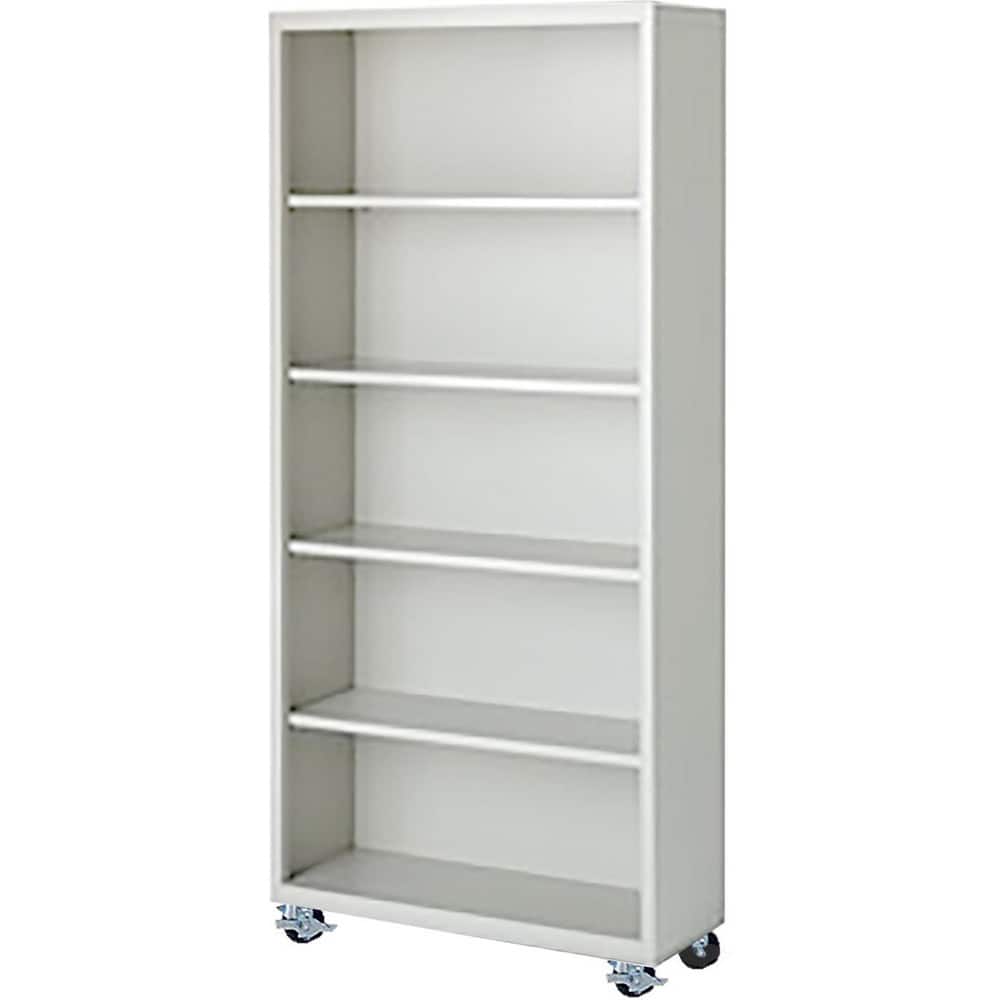 Bookcases, Overall Height: 75 , Overall Width: 36 , Overall Depth: 18 , Material: Steel , Color: Denim Blue  MPN:MBCA-367518-DB