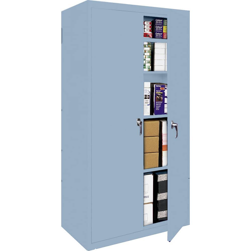 Storage Cabinets, Cabinet Type: Lockable Welded Storage Cabinet , Cabinet Material: Steel , Cabinet Door Style: Flush , Locking Mechanism: Keyed  MPN:FS-36MAG2-DB