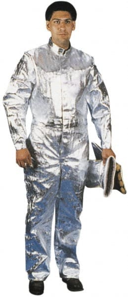 Coverall: Large, Aluminized Carbon Kevlar MPN:ACK415L