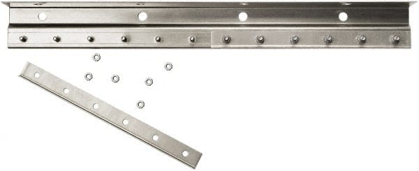 6' Long Galvanized Steel Dock Strip Door Mounting Hardware MPN:47406