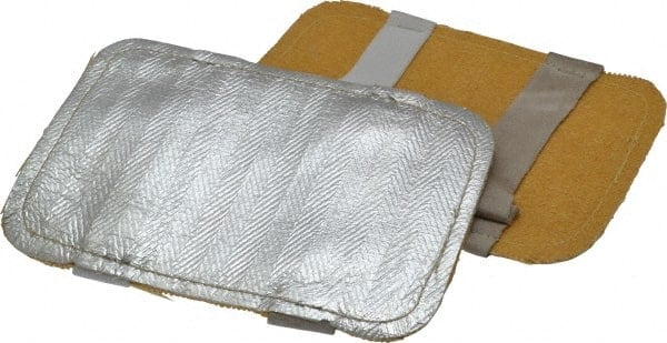 Glove Pad: Silver, Aluminized Leather MPN:15A80