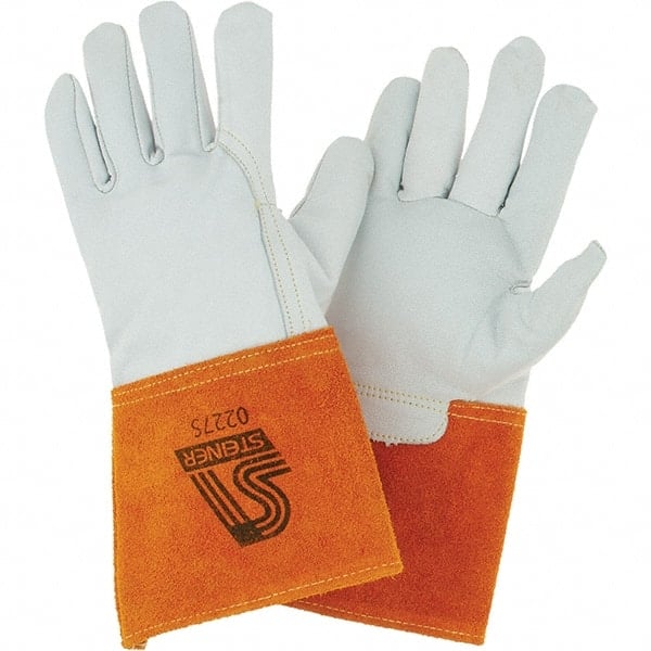 Welding Gloves: Size Medium, Goatskin Leather, TIG Welding Application MPN:0227-S