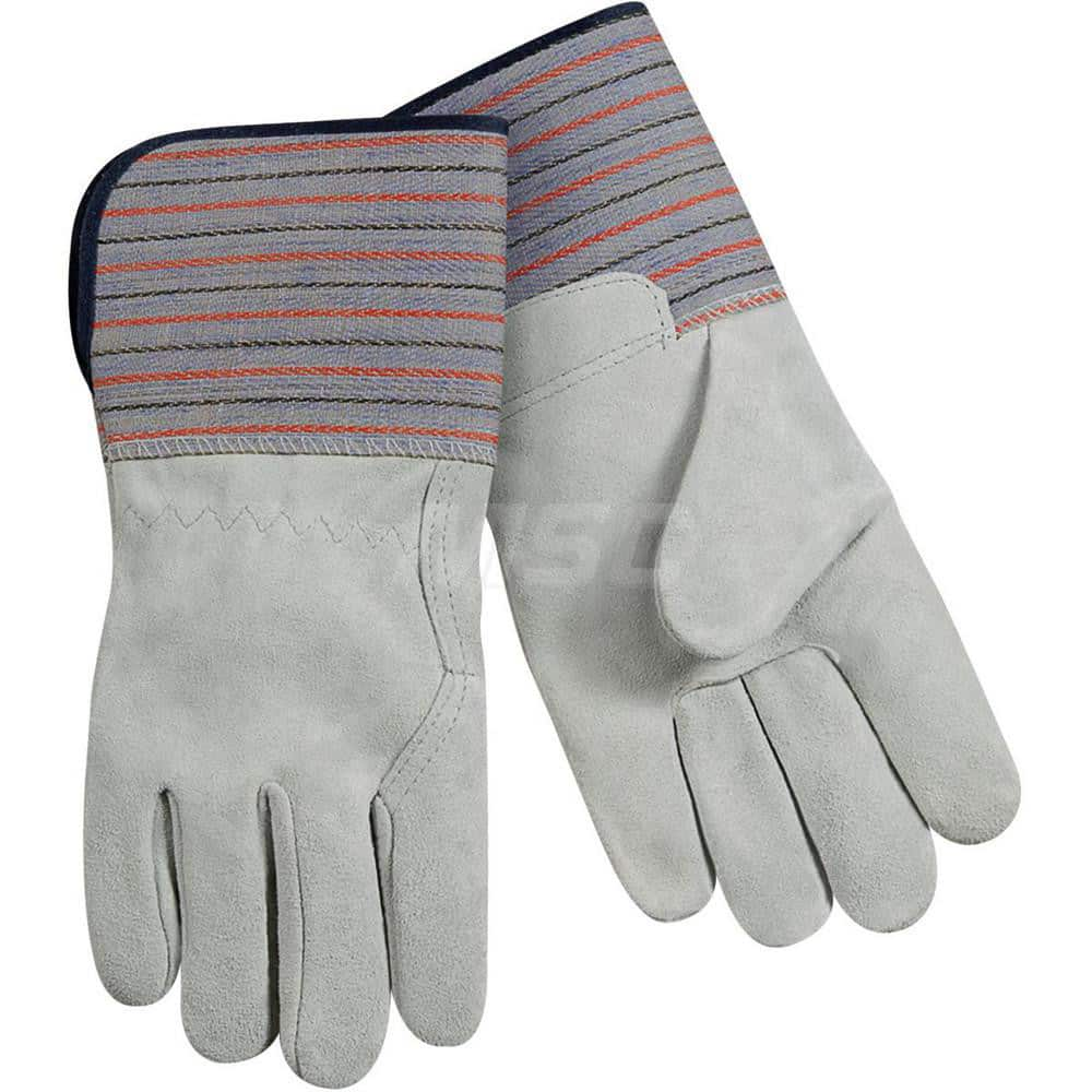 General Purpose Work Gloves: Large, Cowhide & Kevlar (Stitch) MPN:02298K-L