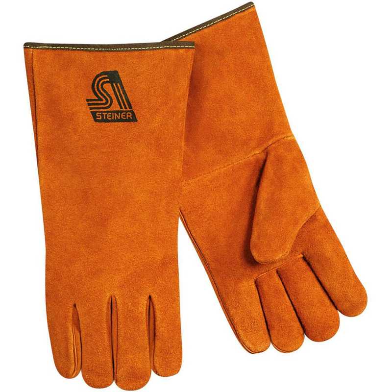 Welding Gloves: Leather, for Industrial MPN:2119C-X