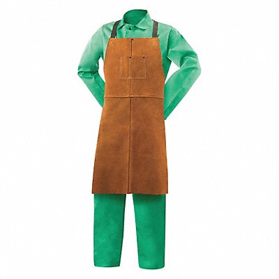 Welding Bib Apron Leather 36 x 24 In MPN:92165