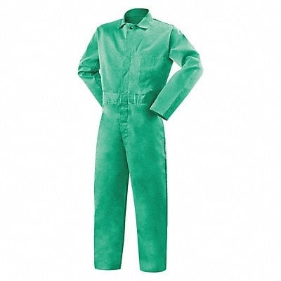 K7365 Cotton Coveralls Flame Resist Green L MPN:1035-L