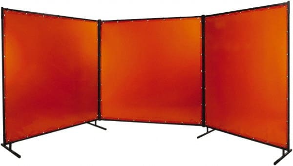 4' Wide x 6' High, 40mm Thickness, Transparent Vinyl Portable Welding Screen MPN:548-4X6