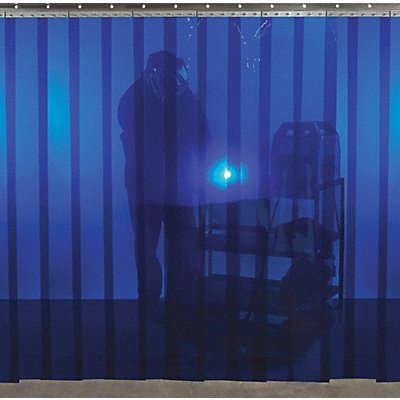 J1591 Welding Strip Curtain 6 ft H 6 ft W Blue MPN:83411B