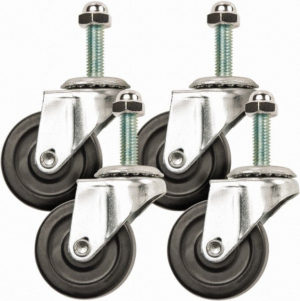 Pack of 4 Welding Screen Swivel Caster Wheels MPN:54604HD