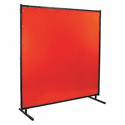 Welding Screen 4 ft H 6 ft W Orange MPN:548HD-4X6