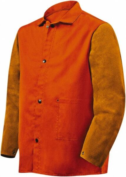 Jacket: Size Medium, Cotton & Leather MPN:1250-M