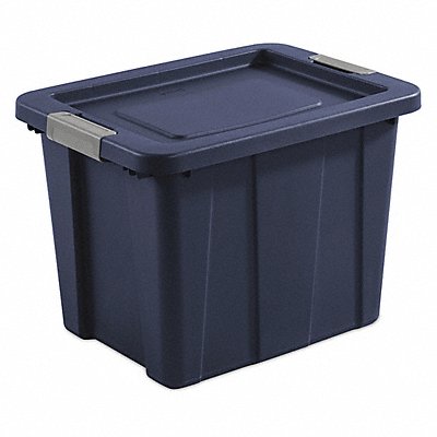 Storage Tote Dark Indigo Polyethylene MPN:15258N06F