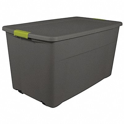 Storage Tote Gray Polypropylene MPN:19483V04