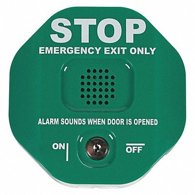 Exit Door Alarm 105dB 9VDC Power Source MPN:STI-6400-G