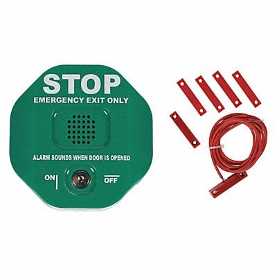 Exit Door Alarm 105dB 9VDC Power Source MPN:STI-6402-G