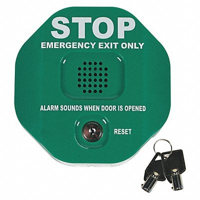 Exit Door Alarm 105dB 9VDC Power Source MPN:STI-6405-G