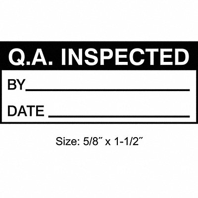 Inspection Label English Quality PK350 MPN:TC-10734