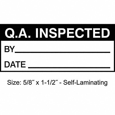 Inspection Label English Quality PK350 MPN:TCSL2-10734