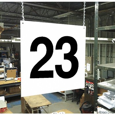 Hanging Aisle Sign Legend 23 MPN:HPS-FS1212-23