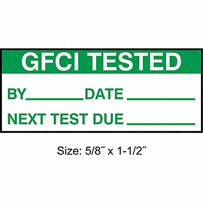 Inspection Label ENG Maintenance PK350 MPN:TC-10904