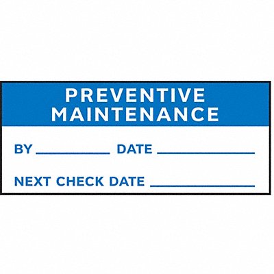 Inspection Label ENG Maintenance PK225 MPN:TC3-39528