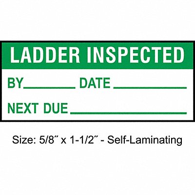 Inspection Label ENG Maintenance PK350 MPN:TCSL2-22131