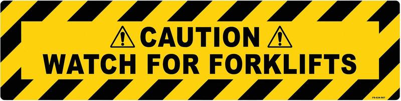 Anti-Slip Floor Sign 6 inx24 in Vinyl MPN:FS-624-907