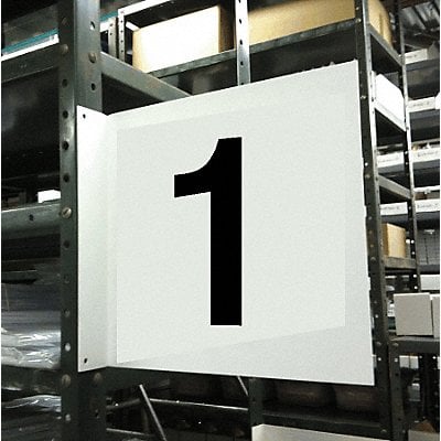 Projecting Aisle Sign 12in x 12in Vinyl MPN:HPS-2W1412-1