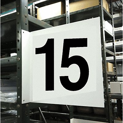 Projecting Aisle Sign 12in x 12in Vinyl MPN:HPS-2W1412-15