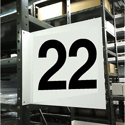 Projecting Aisle Sign 12in x 12in Vinyl MPN:HPS-2W1412-22