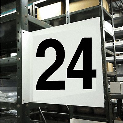 Projecting Aisle Sign 12in x 12in Vinyl MPN:HPS-2W1412-24