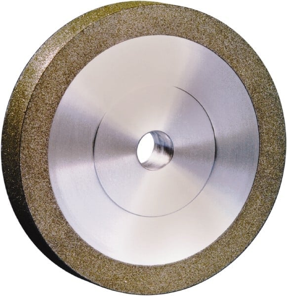 Surface Grinding Wheel: 100mm Dia, 25mm Thick, 31.75mm Hole, 120 Grit MPN:11V9-05D126