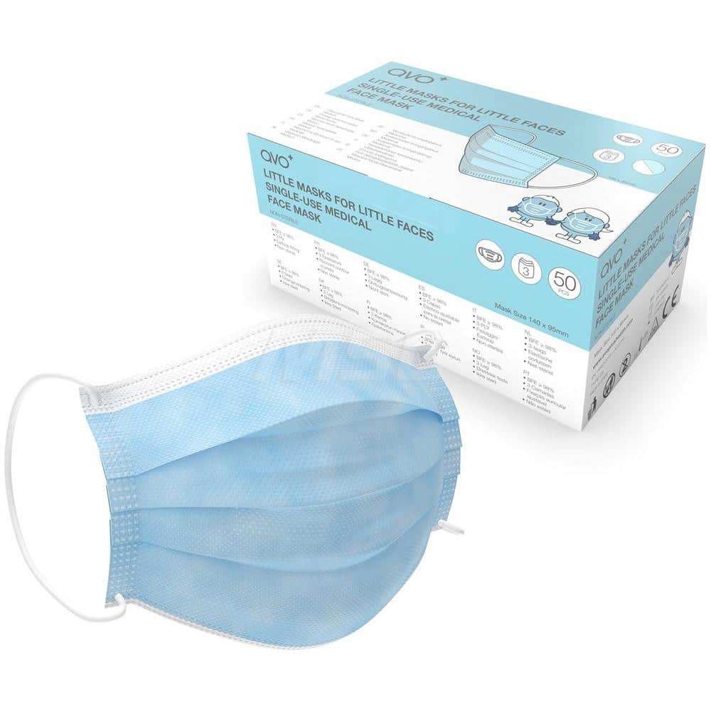 Disposable Nuisance Mask: Contains Nose Clip, Blue, Size X-Small MPN:43199