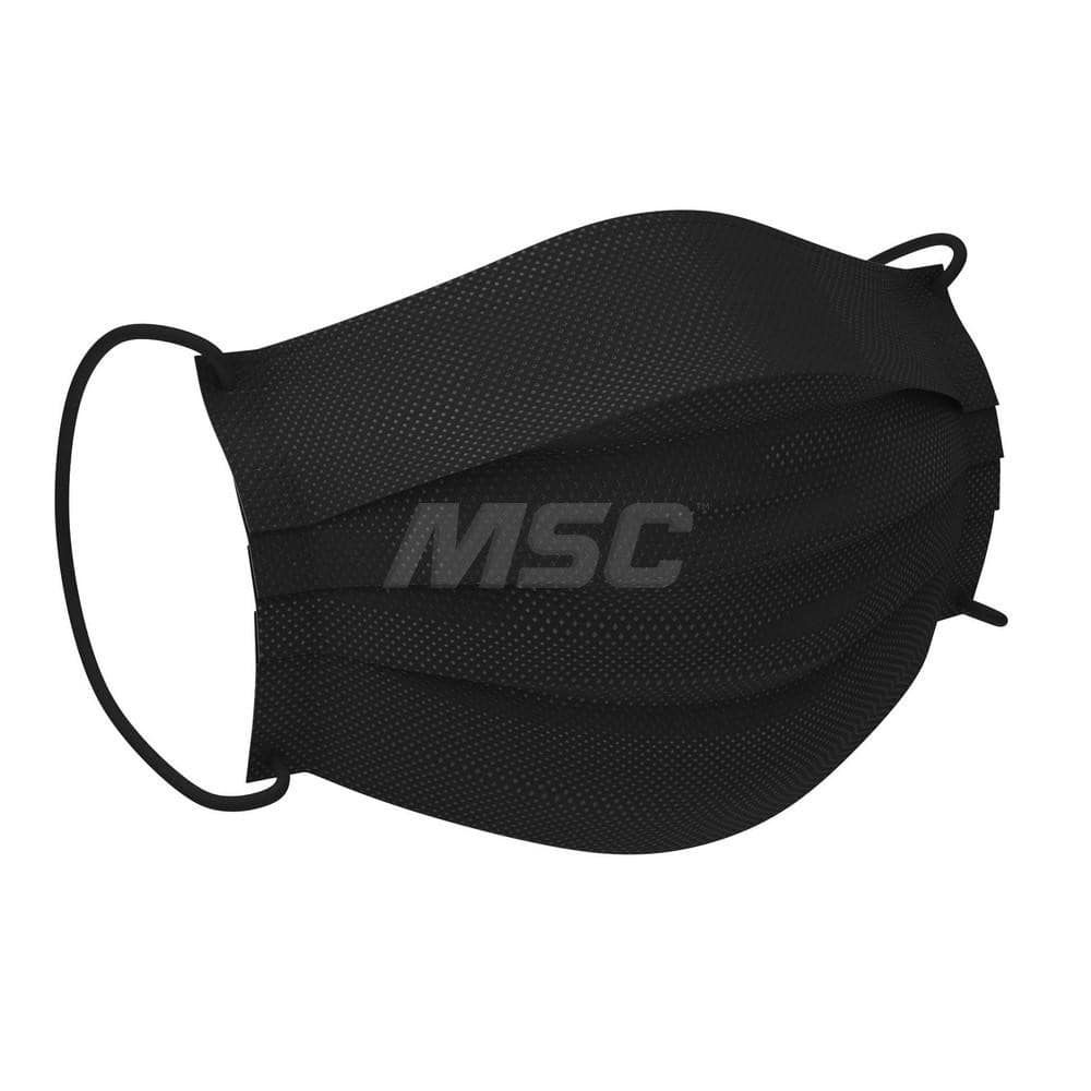 Disposable Nuisance Mask: Contains Nose Clip, Black, Size Universal MPN:48830