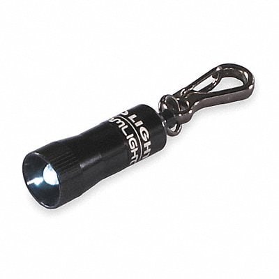 Keychain Flashlight Aluminum Black 10lm MPN:73001